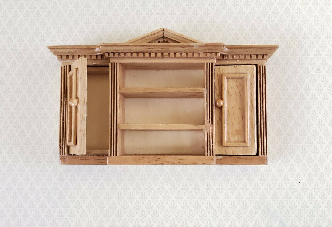 Dollhouse Miniature Shelf Kitchen Cupboard Wood Light Oak 1:12 Scale Furniture - Miniature Crush