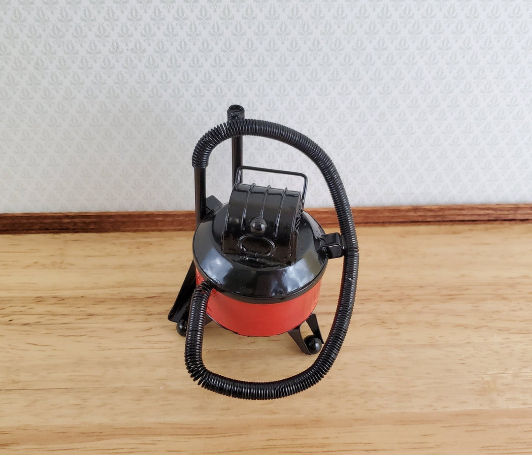 Dollhouse Miniature Shop Vac Vacuum (Large) Black & Red Metal 1:12 Scale Garage - Miniature Crush