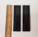 Dollhouse Miniature Shutters 3 Panel 1 Pair BLACK 1:12 Scale 4 5/8" CLA75021 - Miniature Crush