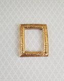 Dollhouse Miniature Small Picture Frame Gold for Paintings 1:12 Scale - Miniature Crush