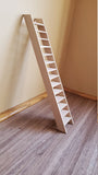 Dollhouse Miniature Stairs Stairway Simple Tall Narrow Wood Unfinished 1:12 Scale 10" x 2" - Miniature Crush