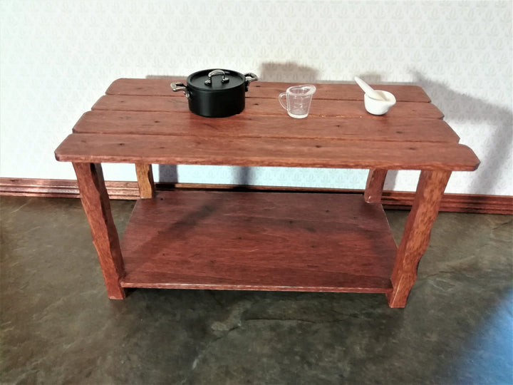 Dollhouse Miniature Teflon Pot Round Black Medium Size 1:12 Scale Kitchen Accessory - Miniature Crush