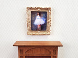 Dollhouse Miniature The Dancer Ballerina by Renoir Framed Print 1:12 Scale Gold Frame Handmade - Miniature Crush