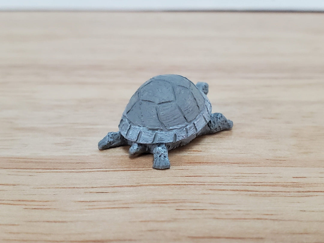 Dollhouse Miniature Tortoise Turtle 1:12 Scale Reptile Pet Resin - Miniature Crush