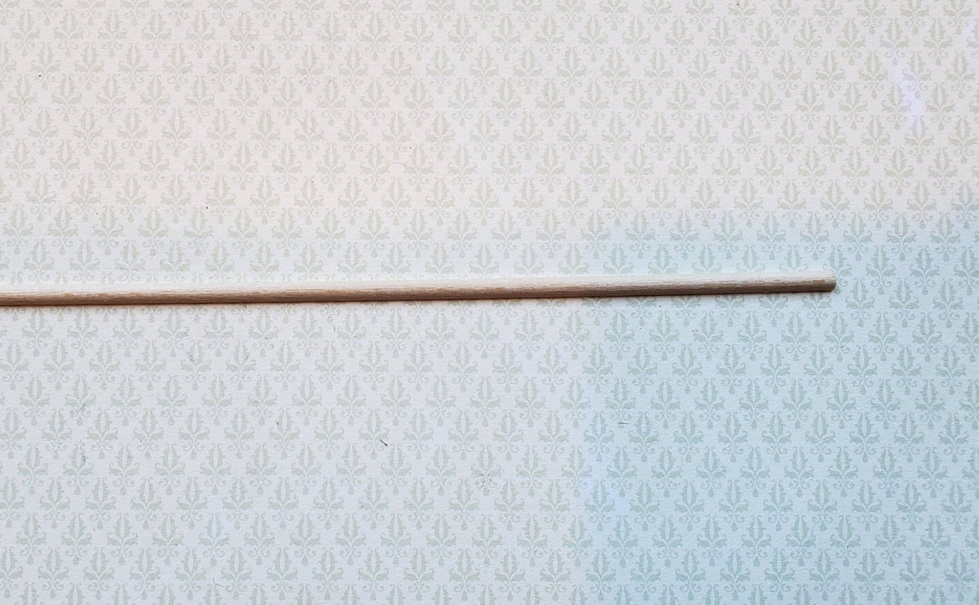 Dollhouse Miniature Trim Half Round Tiny Wood Strip 1/8" x 18" long 1:12 Scale - Miniature Crush