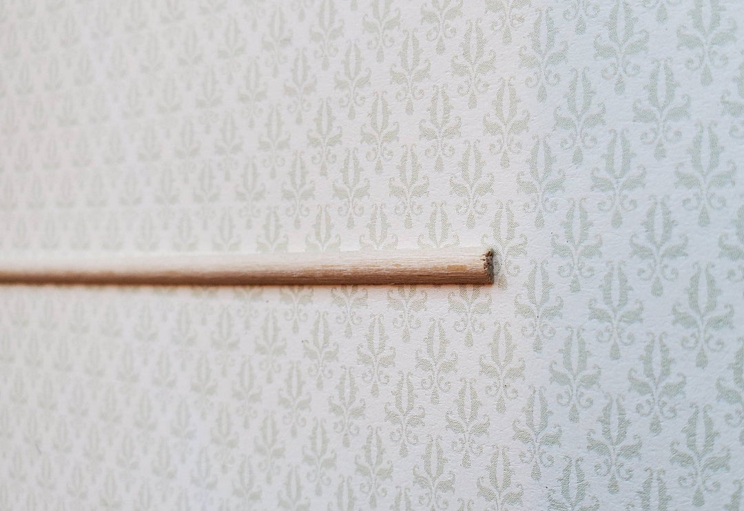 Dollhouse Miniature Trim Half Round Tiny Wood Strip 1/8" x 18" long 1:12 Scale - Miniature Crush