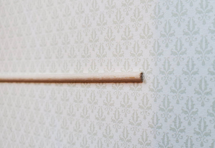 Dollhouse Miniature Trim Half Round Tiny Wood Strip 1/8" x 18" long 1:12 Scale - Miniature Crush