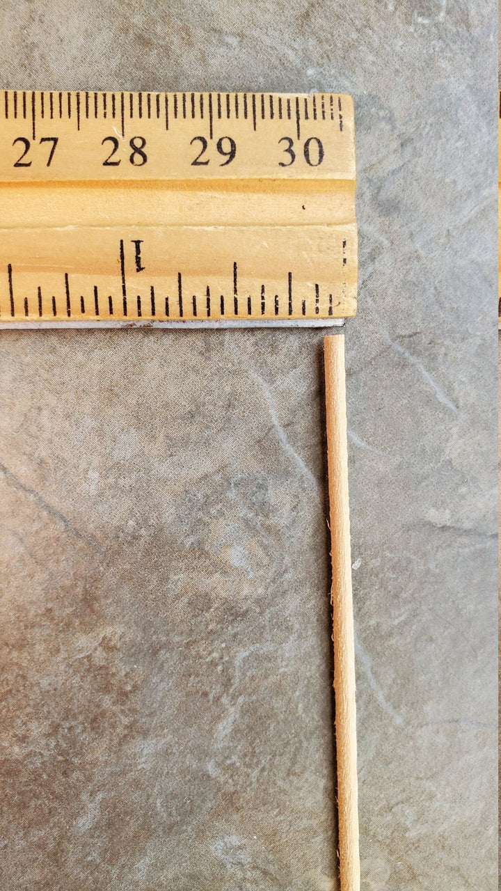 Dollhouse Miniature Trim Quarter Round Tiny Wood Strip 2 mm x 18" long 1:12 Scale - Miniature Crush