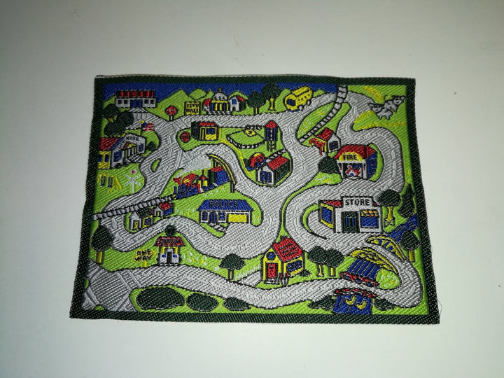 Dollhouse Miniature Vehicle Play Mat Rug 1:12 Scale Childs Room - Miniature Crush