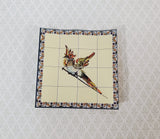 Dollhouse Miniature Wall "Tiles" Embossed Paper Bird 1:12 Scale by World Model - Miniature Crush