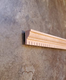 Dollhouse Miniatures Dentil Crown Molding Ceiling Trim 1/2" wide x 18" long 1:12 Scale - Miniature Crush
