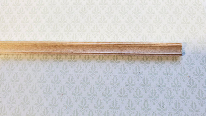 Dollhouse Miniatures Picture Frame or Trim Molding 1/4" wide x 18" long 1:12 Scale - Miniature Crush