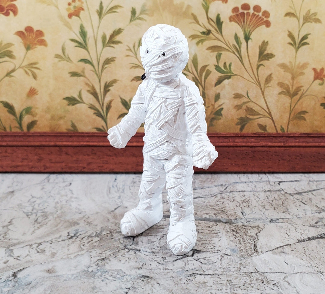 Dollhouse Mummy Doll Trick or Treat Halloween Decor 1:12 Scale Miniatures - Miniature Crush