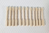 Dollhouse Narrow Newel Posts Spindles Set of 12 1:12 Scale Miniatures 2 3/8" Tall - Miniature Crush