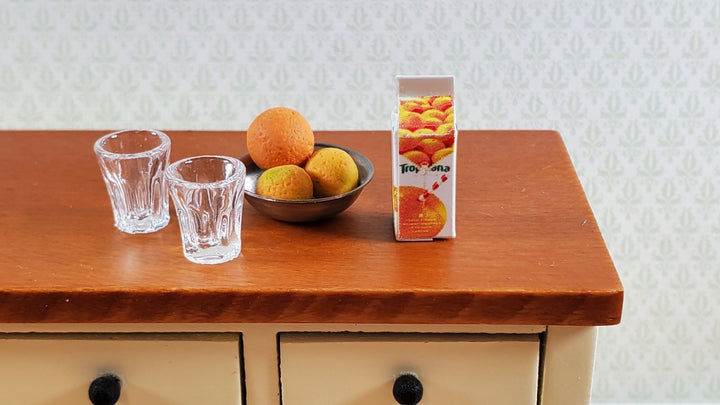 Dollhouse Orange Juice OJ Carton Tropicana 1:12 Scale Food Kitchen Accessory - Miniature Crush