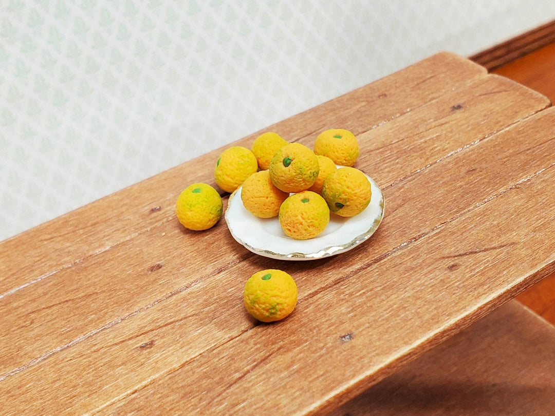 Dollhouse Oranges Set of 10 1:12 Scale Miniatures Kitchen Food Groceries - Miniature Crush