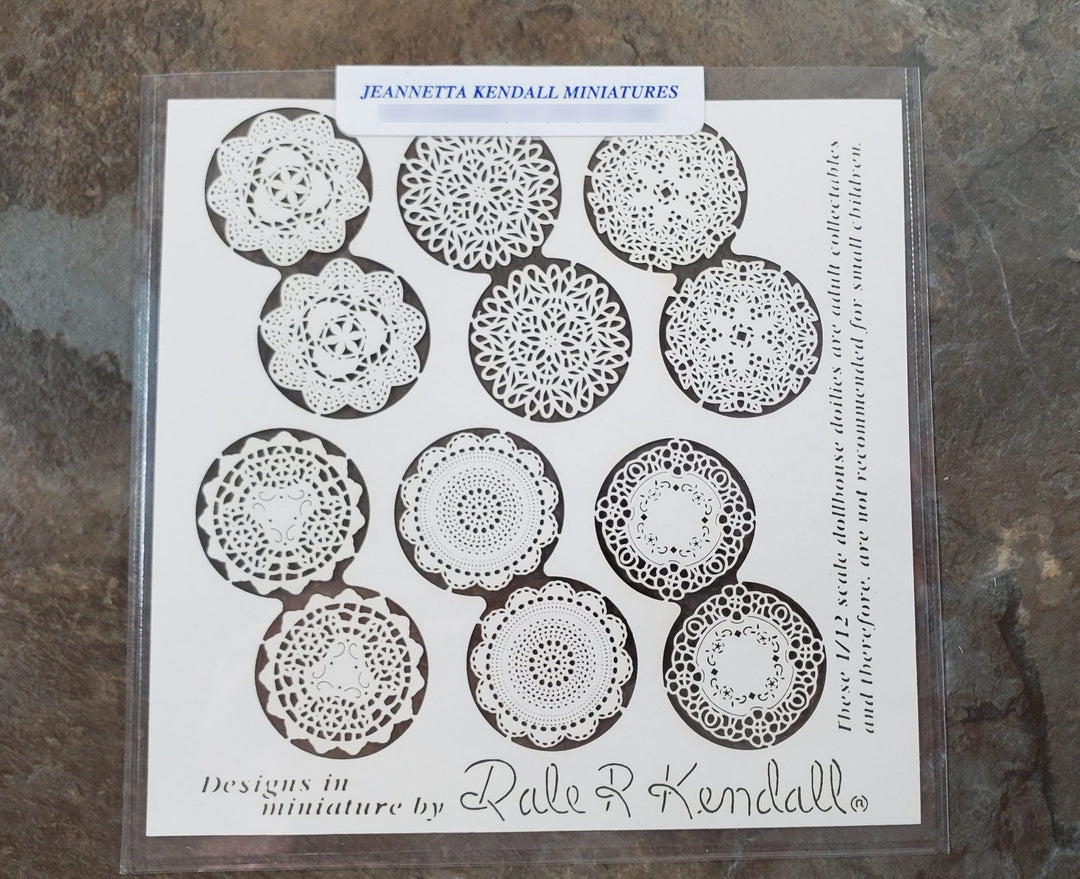 Dollhouse Paper Doilies Laser Cut Victorian Style 1:12 Scale Miniatures JKM125 - Miniature Crush