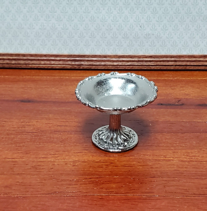 Dollhouse Pedestal Bowl Large for Fruit or Bread works in both 1:12 and 1/6 Scale - Miniature Crush