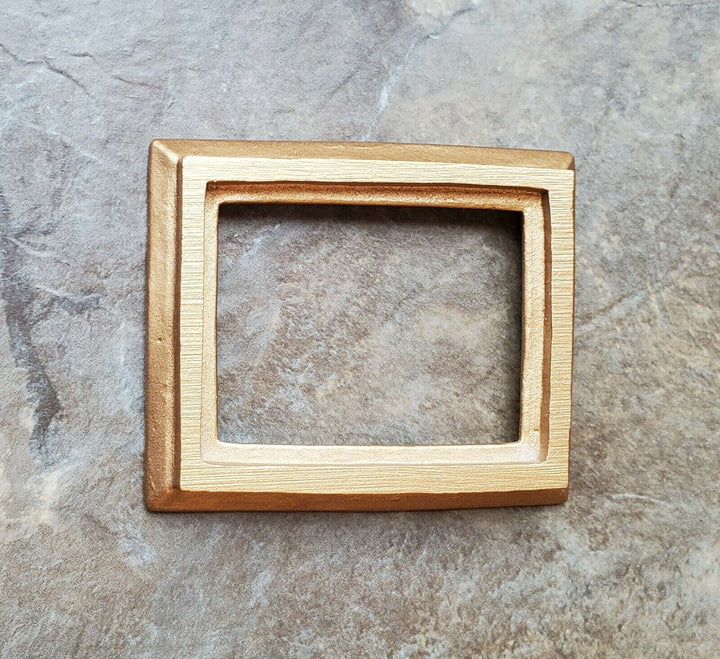 Dollhouse Picture Frame Fancy Gold for Painting 1:12 Scale Miniature Accessory - Miniature Crush