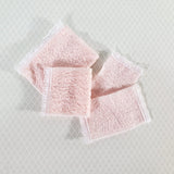 Dollhouse Pink Towels with Lace Set of 4 Bath 1:12 Scale Miniature Bathroom - Miniature Crush