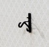 Dollhouse Plant Hanger Wall Hook Black Metal 1:12 Scale Miniature Island Crafts