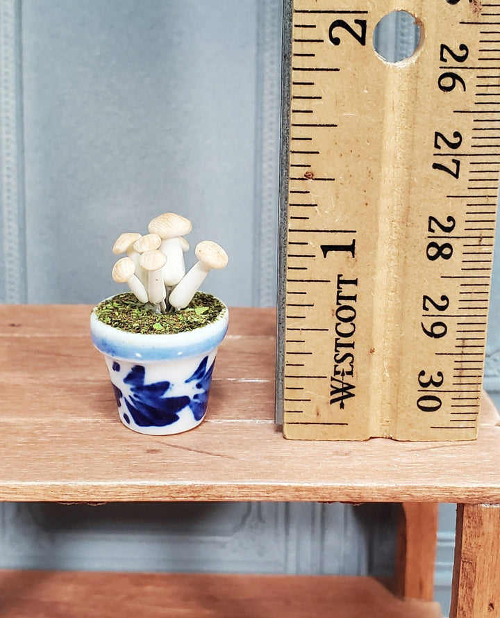 Dollhouse Potted Mushrooms Toad Stools 1:12 Scale Miniature Magic Fairy Garden - Miniature Crush