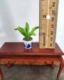 Dollhouse Potted Palm Top in Ceramic Pot 1:12 Scale Miniature House Plant - Miniature Crush