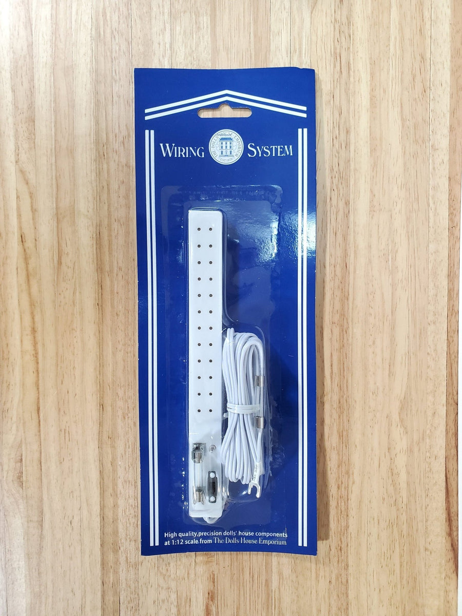 Dollhouse Power Strip with Fuse & Switch 12 Plugs Wiring System for