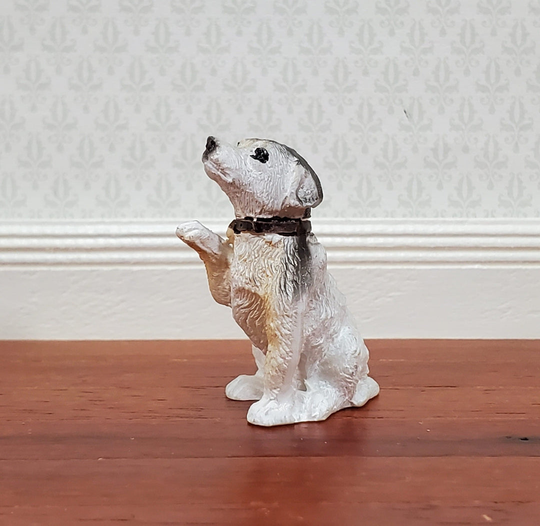 Dollhouse Puppy Dog Jack Russel Terrier "Shake" 1:12 Scale Miniature Pet Cast Resin - Miniature Crush