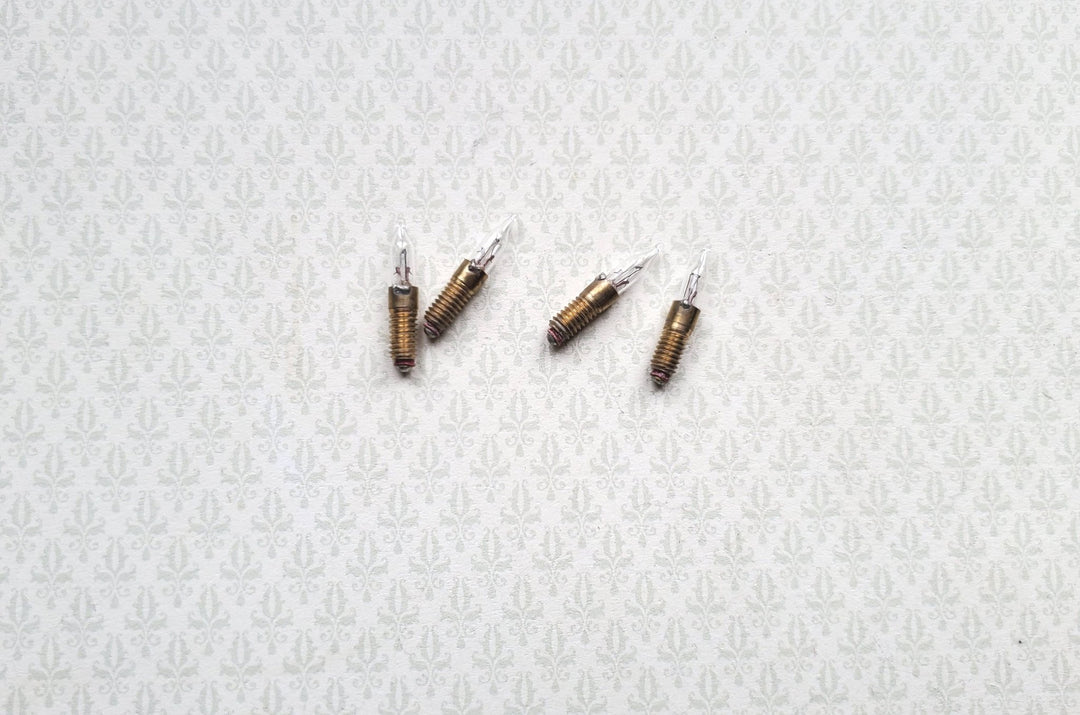 Dollhouse Replacement Bulbs Candle Tip Bulbs Set of 4 Replacements MH611 Miniatures - Miniature Crush