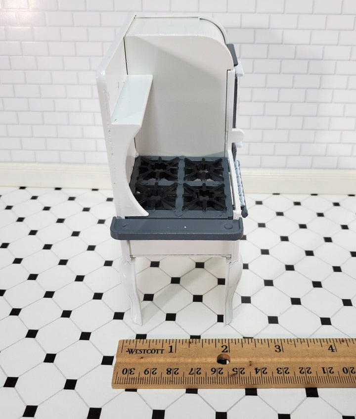 Dollhouse Roper Range Stove Oven 1920s Style Large 1:12 Scale Miniature Kitchen Metal - Miniature Crush