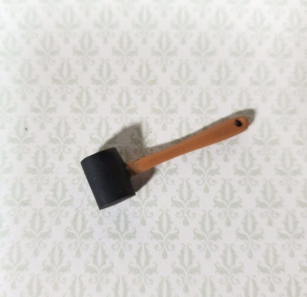 Dollhouse "Rubber" Mallet Painted Metal 1:12 Scale Miniature Tool - Miniature Crush