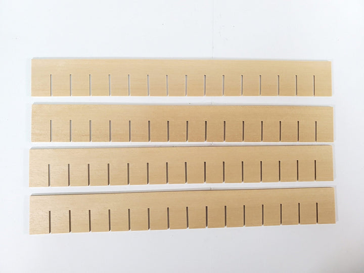 Dollhouse Shingles Wood Strips 4 Sheets 12" long 1:12 Scale Miniatures Roof - Miniature Crush