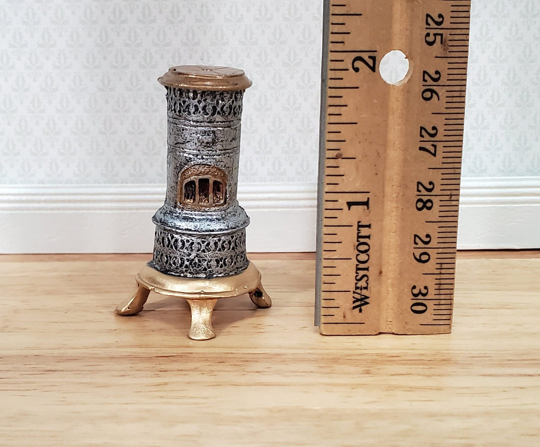 Dollhouse Small Parlor Parlour Stove HALF SCALE 1:24 Scale Miniature Victorian Resin - Miniature Crush