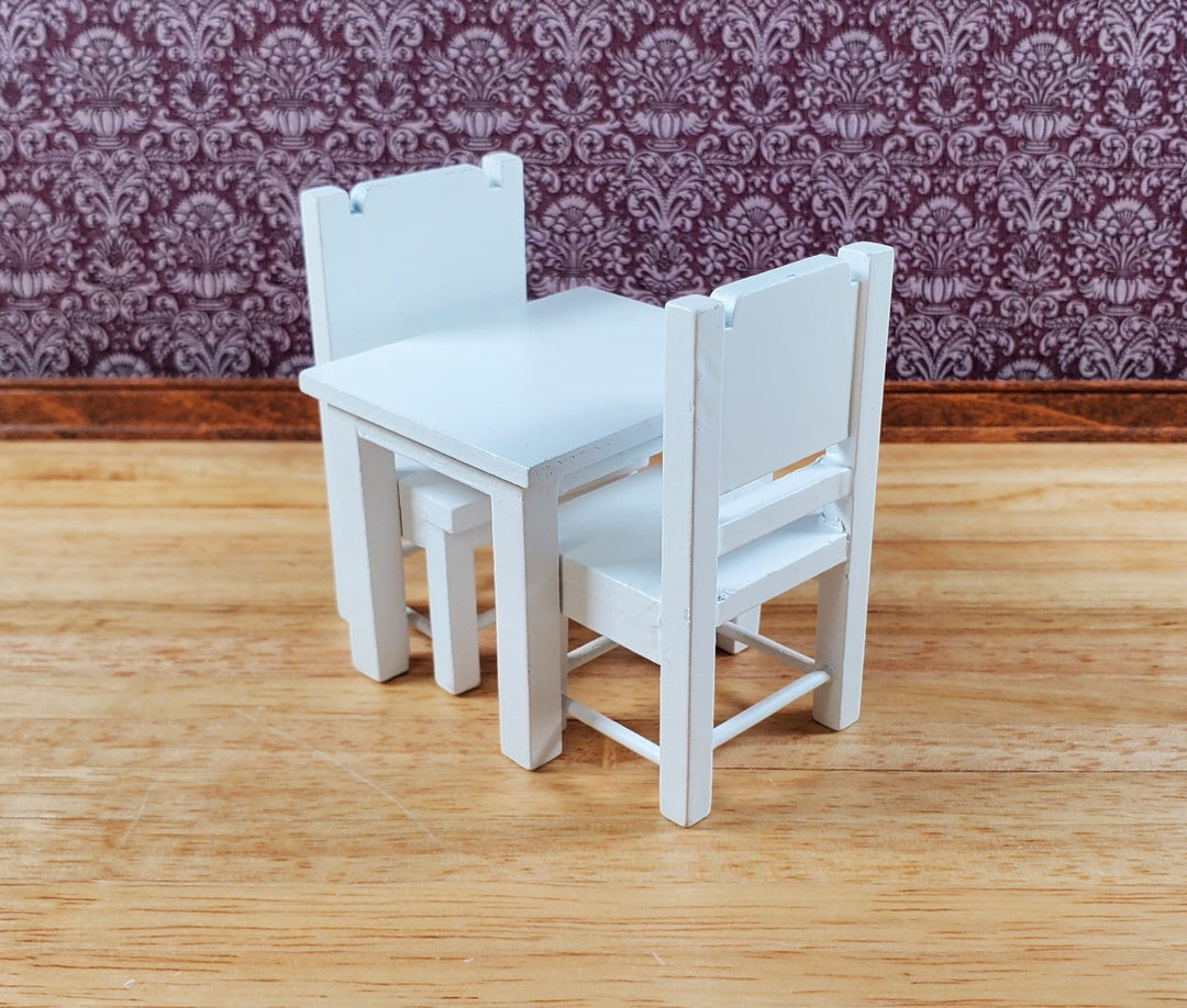 Dollhouse Small Table & Chairs Set Child Size 1:12 Scale Miniature Furniture - Miniature Crush