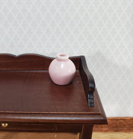 Dollhouse Small Vase or Jug Pink Ceramic for Flowers or Decoration 1:12 Scale Miniature - Miniature Crush