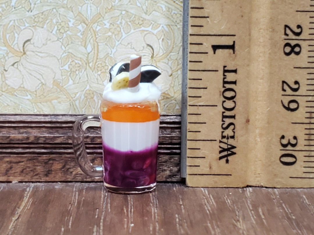 Dollhouse Smoothie Ice Cream Treat LARGE Miniature Dessert Food - Miniature Crush