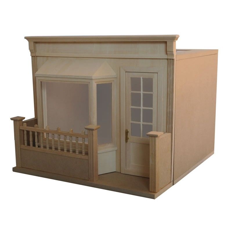 Dollhouse Store Front Bay Window Room Box KIT 1:12 Scale Miniature Bakery Florist Pub - Miniature Crush