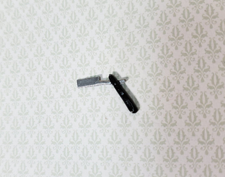 Dollhouse Straight Razor Open Painted Metal 1:12 Scale Miniature Accessories - Miniature Crush