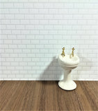 Dollhouse Subway Metro Wall Tile White Embossed Glossy Paper Use in 1:12 or 1/6 Scale - Miniature Crush