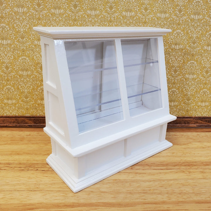 Dollhouse Tall Display Counter Cabinet for Bakery or Shop White 1:12 Scale Miniature Furniture - Miniature Crush