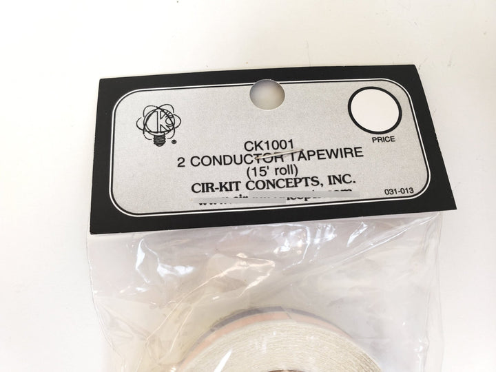 Dollhouse Tapewire 15' Feet Cir-Kit 1001 2 Conductor Tape Wire - Miniature Crush