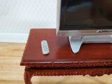 Dollhouse Television TV Set Modern Flat Screen with Remote 1:12 Scale Miniature Accessory - Miniature Crush