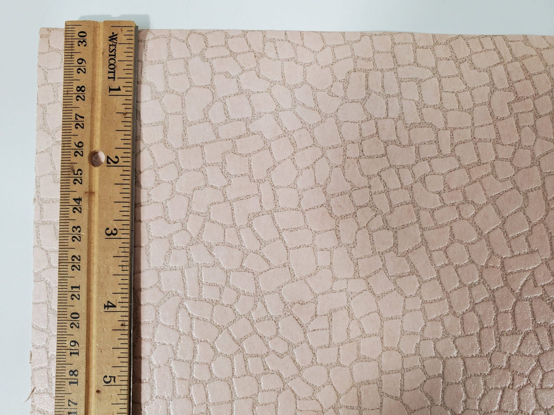 Dollhouse Tile Wallpaper Floor Cobblestone Stone Path Embossed 1:12 Scale - Miniature Crush