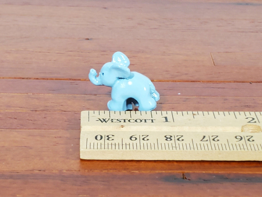 Dollhouse Toy Elephant for your Miniature Nursery Gray Resin - Miniature Crush