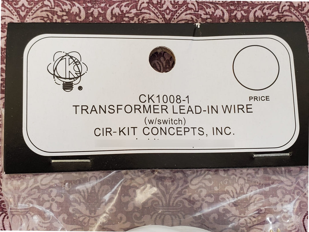 Dollhouse Transformer Lead In Wire for Copper Tape Wire by Cir-Kit Concepts CK1008-1 - Miniature Crush