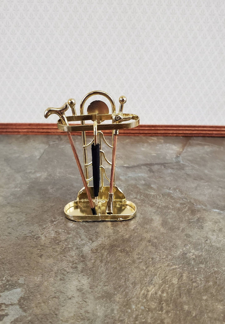 Dollhouse Umbrella & Cane Stand Rack Empty by Reutter 1:12 Scale Miniature Decor - Miniature Crush