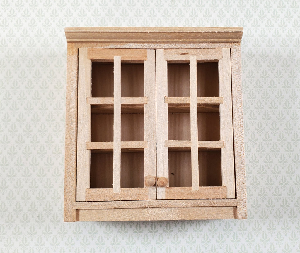 Dollhouse Supplies Hanging Wall Shelves , 1:12 Scale Dresser Top Shelves , Wooden Kitchen Dish Shelves - D009