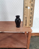 Dollhouse Vase Black Bouquet Style Large Real Glass 1:12 Scale Miniature for flowers - Miniature Crush
