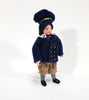 Dollhouse Victorian Boy in Blue Son Doll Porcelain 1:12 Scale Miniature Family